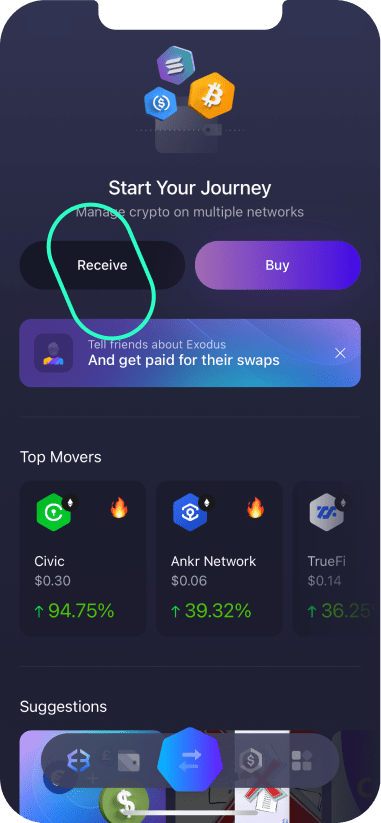 BTC Wallet instructions for Hodlezz app