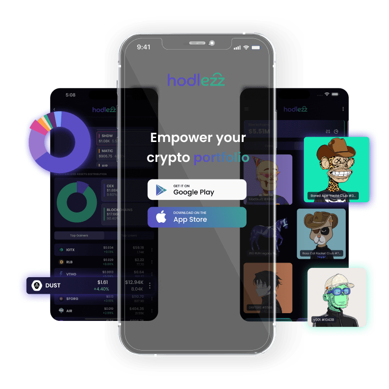 Hodlezz app features