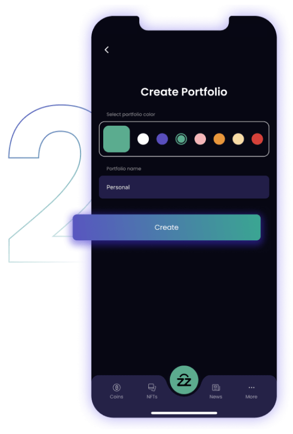 Hodlezz customize portfolio
