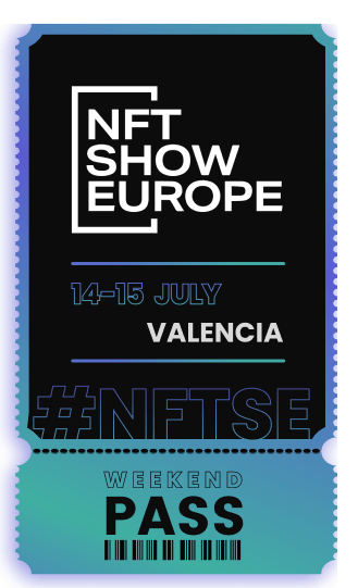 NFT Show Europe rewards ticket